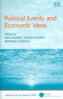 Cover of: Political events and economic ideas by European Society for the History of Economic Thought. Conference