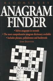 Cover of: Anagram Finder by Anne Stibbs, John Daintith, Anne Stibbs, John Daintith