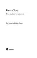 Cover of: Forms of Being: Cinema, Aesthetics, Subjectivity