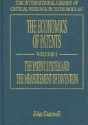 Cover of: Economics of Patents (International Library of Critical Writings in Economics)
