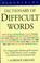 Cover of: Bloomsbury Dictionary of Difficult Words