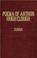 Cover of: Poems Of Arthur Hugh Clough