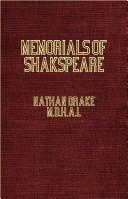 Cover of: Memorials Of Shakspeare; Or Sketches Of His Character And Genius