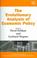 Cover of: The Evolutionary Analysis Of Economic Policy (New Horizons in Institutional and Evolutionary Economics Series)