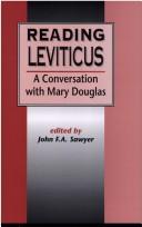 Reading Leviticus by John F. A. Sawyer