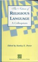 Cover of: The Nature of Religious Language by Stanley E. Porter