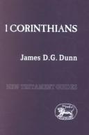 Cover of: 1 Corinthians (New Testament Guides)