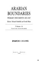 Cover of: Arabian Boundaries: Primary Documents