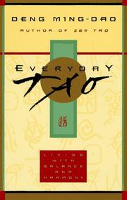 Cover of: Everyday Tao by Deng, Ming-Dao.