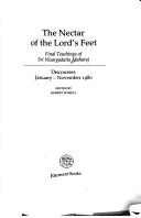 Cover of: The nectar of the Lord's feet by Nisargadatta Maharaj