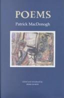 Cover of Poems by Patrick Macdonogh