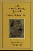 Cover of: The Haskins Society Journal Studies in Medieval History by Robert Patterson