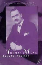 Cover of: Thomas Mann by Ronald Hayman