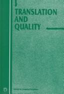 Cover of: Translation and quality