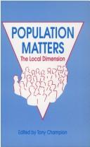 Cover of: Population Matters: The Local Dimension