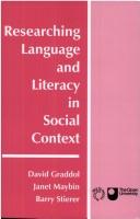 Cover of: Researching language and literacy in social context: a reader