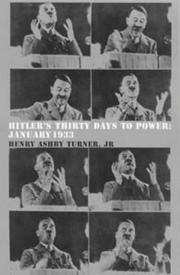 Cover of: Hitler's Thirty Days To Power: January 1933