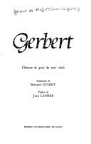 Front cover of Gerbert by Unknown