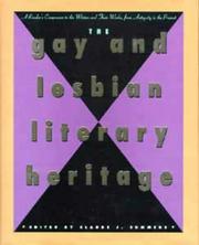 The Gay and Lesbian Literary Heritage by Claude J. Summers