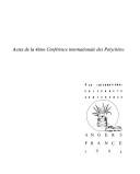 Actes de la 4ème Conférence internationale des polychètes by International Polychaete Conference (4th 1992 Angers, France)
