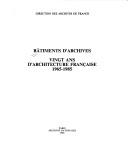 Cover of: Batiments d'archives by 