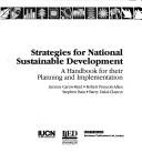Strategies for national sustainable development by Jeremy Carew-Reid