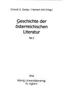 Cover of: Geschichte der österreichischen Literatur: Donald G. Daviau, Herbert Arlt (Hrsg.).