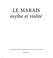 Cover of: Le Marais, mythe et realite