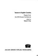 Cover of: Issues in English Creoles: Papers from the 1975 Hawaii Conference (Varieties of English Around the World)