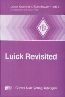 Cover of: Luick revisited by Luick-Symposium (1985 Schloss Liechtenstein), Luick-Symposium (1985 Schloss Liechtenstein)