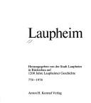 Cover of: Laupheim by hrsg. von d. Stadt Laupheim ; [Red., Kurt Diemer].