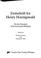 Cover of: Festschrift for Henry Hoenigswald