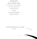 Cover of: Soest: Stadt, Territorium, Reich : Festschrift zum hundertjahrigen Bestehen des Vereins fur Geschichte und Heimatpflege Soest : mit Beitragen zur Stadt-, Landes- und Hansegeschichte (Soester Beitrage)