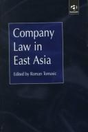 Cover of: Company Law in East Asia by Roman Tomasic