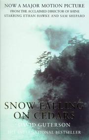 Cover of: Snow Falling on Cedars by David Guterson