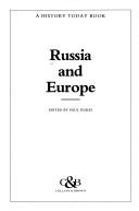 Cover of: Russia and Europe (A History Today Book) by Paul Dukes