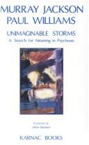 Cover of: Unimaginable Storms by Murray Jackson, Paul Williams