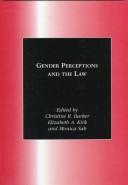 Cover of: Gender perceptions and the law