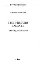 Cover of: The History Debate