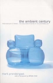 Cover of: Ambient Century by Mark Prendergast