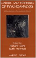 Cover of: Centres and Peripheries of Psychoanalysis by 