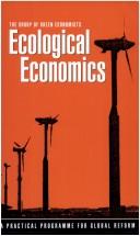 Cover of: Ecological Economics | Claudia Dziobek