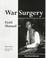 Cover of: War Surgery
