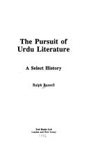 Cover of: The pursuit of Urdu literature by Ralph Russell
