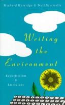 Cover of: Writing the environment: ecocriticism and literature