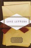Cover of: Love Letters by Peter Washington