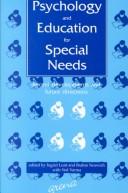 Cover of: Psychology and education for special needs: recent developments and future directions