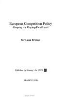 Cover of: European competition policy | Leon Brittan