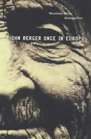 Cover of: Once in Europa by John Berger