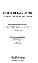 Fables et fabulistes by Michel Bideaux